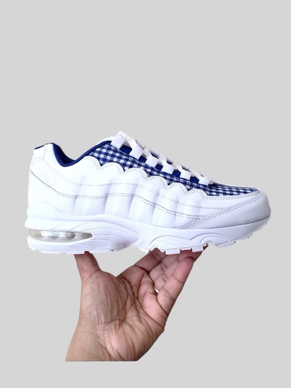Nike Air Max 95 QS Gingham Sneakers Size 6Y/ 7.5 Women